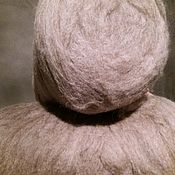 Материалы для творчества handmade. Livemaster - original item Home grey wool for felting. Handmade.