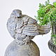 Bird on the ball figurine for garden Provence Vintage Country. Figurines. Decor concrete Azov Garden. Online shopping on My Livemaster.  Фото №2