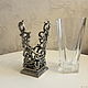 Glass vase with bronze base. Fun. Bronza-piter. My Livemaster. Фото №6