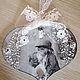 Интерьерное украшение "Сердце-валентинка" (большое), Подарки на 14 февраля, Ковров,  Фото №1
