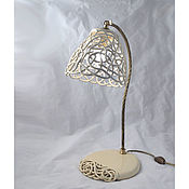 Для дома и интерьера handmade. Livemaster - original item Table lamp Cream openwork. Handmade.
