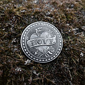 Сувениры и подарки handmade. Livemaster - original item Coin of predictions (love-hate). Handmade.