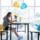 Трехцветная люстра ZAHA LIGHT 30. Люстры. Eco-hitech люстры ZAHA LIGHT (SpacesBureau). Интернет-магазин Ярмарка Мастеров.  Фото №2
