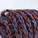 Snood male female'Rock and Roll' (blue-terracotta. Snudy1. IRINA GRUDKINA Handmade Knitwear. My Livemaster. Фото №10