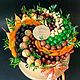 Букет из сухофруктов "Восточный вкус". Съедобные букеты. «ВИОЛЕТТА» - съедобные букеты. Интернет-магазин Ярмарка Мастеров.  Фото №2