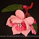 Brooches 'Oleander', 'Lilies', 'the cherry Branch', Brooches, Kiev,  Фото №1