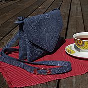 Сумки и аксессуары handmade. Livemaster - original item Blue handbag Redbag. Handmade.
