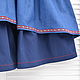 Denim skirt ' Bright'. Skirts. Katlen-store. My Livemaster. Фото №6