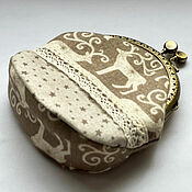 Сумки и аксессуары handmade. Livemaster - original item Cocoa - New Year`s purse with clasp. Handmade.