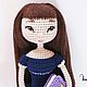 Master-class 'Doll Britney' (description of the knitting). Knitting patterns. HandMade by Venelopa'TOYS. My Livemaster. Фото №4