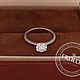 Заказать Помолвочное кольцо с бриллиантом 1 карат. FROLOF JEWELRY. Ярмарка Мастеров. . Кольцо помолвочное Фото №3