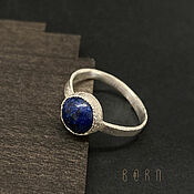 Украшения handmade. Livemaster - original item Silver ring with lapis lazuli. Handmade.