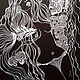 Picture: Mermaid of the ocean depths. graphics. Original. Pictures. Valeria Akulova ART. My Livemaster. Фото №5