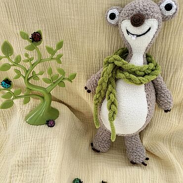 Куклы и игрушки ручной работы. Ярмарка Мастеров - ручная работа Ленивец. Handmade.