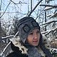 Заказать Шапка- ушанка Изморось. тамара К. Ярмарка Мастеров. . Шапка-ушанка Фото №3