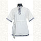 Рубаха Истоки,  лён, S-5XL,2200-3700 руб. Рубашки. ИРА, РУССКИЙ КОСТЮМ. Ярмарка Мастеров.  Фото №6
