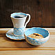 Tea couple 'Romantic'. Single Tea Sets. author's ceramics. My Livemaster. Фото №6