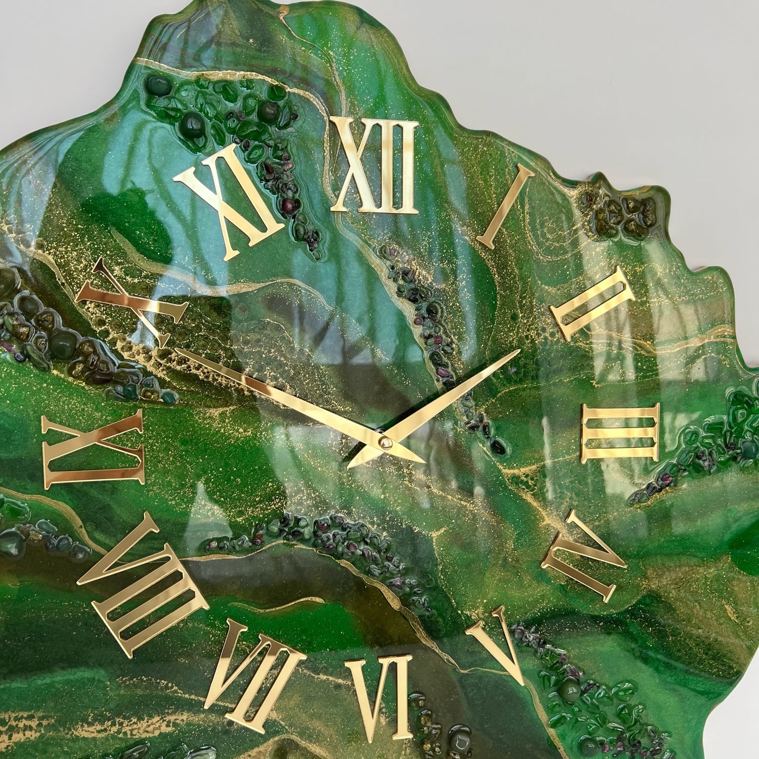 Часы настенные классические 60/50 см эпоксидная смола в интернет ...