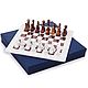 Chess made of stone 'Arter Carthage' marble and jasper 40, Chess, St. Petersburg,  Фото №1