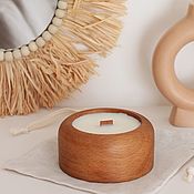Свечи ароматические соевые с деревянным фитилем “Inspiration”