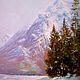 Montana Painting ORIGINAL OIL PAINTING on Canvas, Glacier Park, Pictures, Petrozavodsk,  Фото №1
