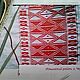 Towel 'Rhombi' red with oberezhnaya cross-stitch. Towels2. A-la-russe (a-la-russe). My Livemaster. Фото №6