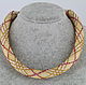 Harness-necklace-choker beaded 'elegant', Chokers, Velikiy Novgorod,  Фото №1