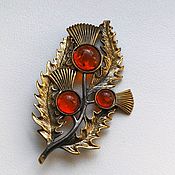 Фен-шуй и эзотерика handmade. Livemaster - original item Guardian: Brooch-pin: Brooch Thistle. Handmade.