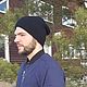 Шапка вязаная BEANIE BLACK. Шапки. Мир вязания. Интернет-магазин Ярмарка Мастеров.  Фото №2