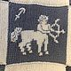 Personalized Souvenirs: Knitted blanket-blanket 'signs of the zodiac». Name souvenirs. Petelka. My Livemaster. Фото №4