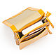 Мужская кожаная сумка "Таллин" (жёлтая). Сумка-планшет. Кожинка. Ярмарка Мастеров.  Фото №4
