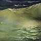 Seascape painting 30 by 40 cm wave painting gift to a sailor. Pictures. paintmart (oikos). My Livemaster. Фото №4