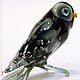 Interior figurine made of colored glass Owl Uliana S. Figurines. In Glass. My Livemaster. Фото №6