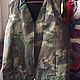 Sheepskin vest ' Camouflage'. Mens vests. Warm gift. Online shopping on My Livemaster.  Фото №2