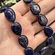 Blue beads for women made of natural lapis lazuli stones. Beads2. naturalkavni. My Livemaster. Фото №5