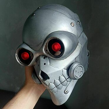 Субкультуры ручной работы. Ярмарка Мастеров - ручная работа Маска - Death Gun из Аниме Мастера Меча Онлайн (с подсветкой). Handmade.