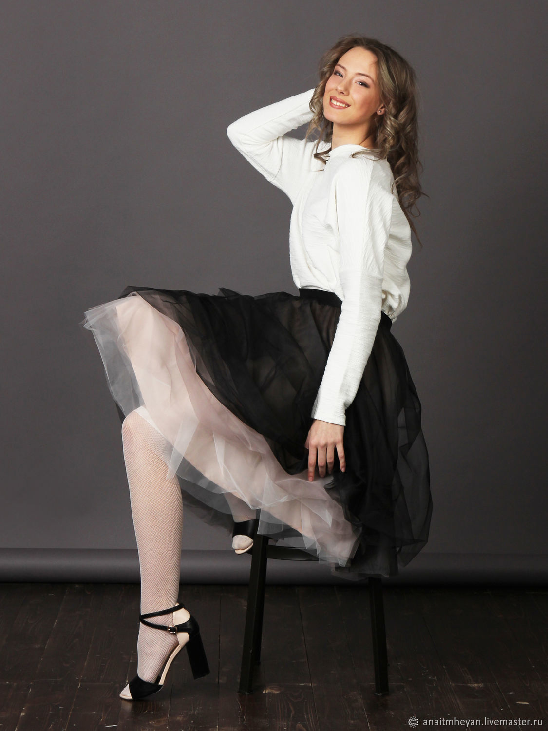 Skirt 'Fuete' of seven layers of tulle, Skirts, Moscow,  Фото №1