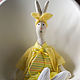 Большая зайка Мимоза (57см). Мягкие игрушки. Handsewing.toys (Ирина). Интернет-магазин Ярмарка Мастеров.  Фото №2