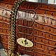 Кожаная сумка кросс-боди на осень. Сумка через плечо. Al-Len - кожевенная мастерская. Интернет-магазин Ярмарка Мастеров.  Фото №2