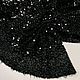 Металлизированный трикотаж в глубоком чёрном цвете. Ткани. Итальянские ткани Gontess. Ярмарка Мастеров.  Фото №4