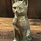 Винтаж: Большая фигурка « Кошка», латунь , 80 гг. Статуэтки винтажные. Brocante chez Alla. Ярмарка Мастеров.  Фото №8