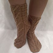 Аксессуары handmade. Livemaster - original item Camel socks Hellas. Handmade.