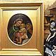 Винтаж: Картина.Икона.19 век.Мадонна с Иисусом.Рафаэль.Германия. Статуэтки винтажные. Антик.Декор.Винтаж. Ярмарка Мастеров.  Фото №13