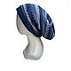 Knitted Beanie Blue hat. Caps. Yuliana Gavrosh Ypapi. Интернет-магазин Ярмарка Мастеров.  Фото №2
