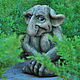 Troll forest garden figurine concrete goblin house gnome. Sculpture. Decor concrete Azov Garden. My Livemaster. Фото №4