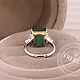 Золотое кольцо с изумрудом и бриллиантами. Кольцо-печатка. FROLOF JEWELRY. Ярмарка Мастеров.  Фото №7