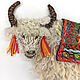 Himalayan yak, hand embroidery and applique. Patches. Textile art ruM aniraM. Online shopping on My Livemaster.  Фото №2