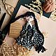Заказать Кукла-брелок по мотивам Wednesday Addams Уэнсдей Аддамс. Броши и куклы MilArtDoll. Ярмарка Мастеров. . Портретная кукла Фото №3