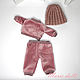 Doll clothes sports Suit with hat bright Pink, Clothes for dolls, Nizhnij Tagil,  Фото №1