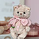 Котенок тедди Бусинка. Тедди Зверята. MyTeddyStore. Ярмарка Мастеров.  Фото №8